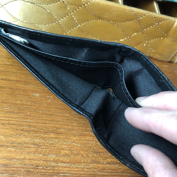 REI RFID Bi-fold Ballit Leather Trim Wallet Black - Picture 8 of 8